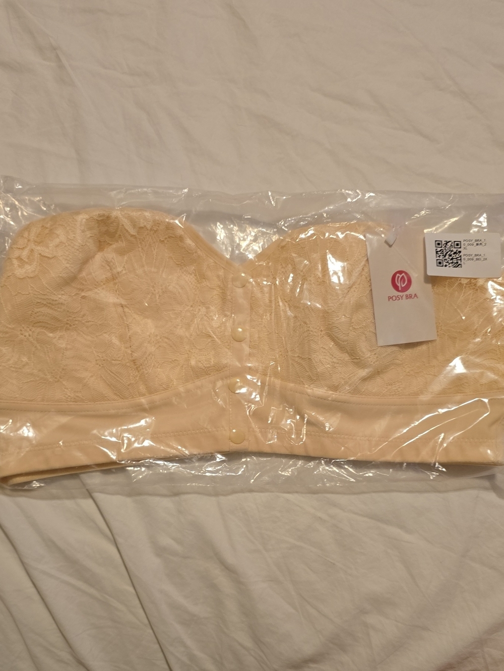 Posy Bra Strapless/ Lace Bandeau - Beige